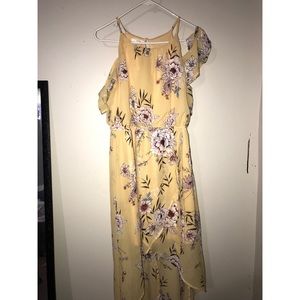 Maurices floral halter dress. Size Large